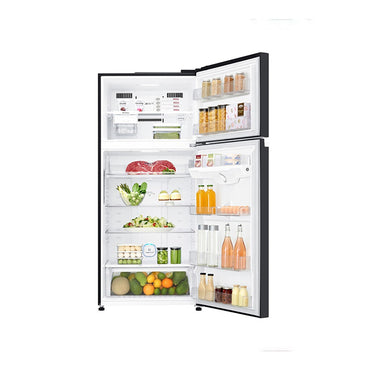 LG GN-C702SGGU Refrigerator Top Mount Freezer 506L – Black - BrandCart Kenya