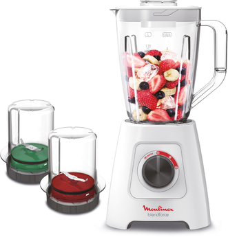 Moulinex 600w 2.0ltr blender + grinder & grater : LM422127 - BrandCart Kenya