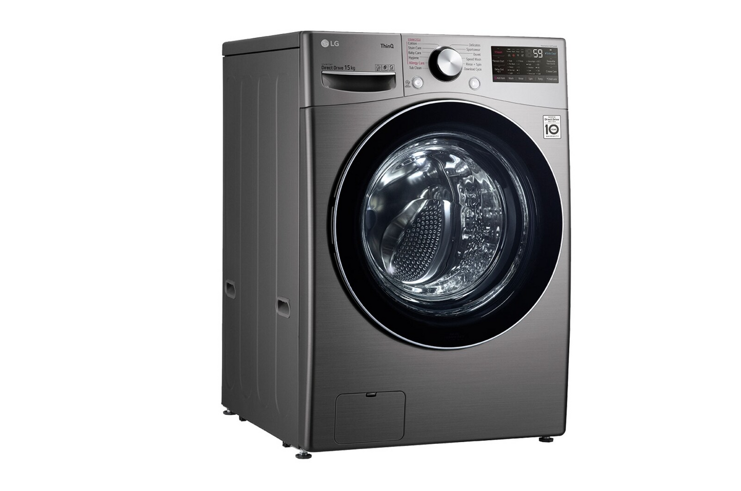 LG 15KG F0L9DYP2S Front Load Washing Machine – Silver