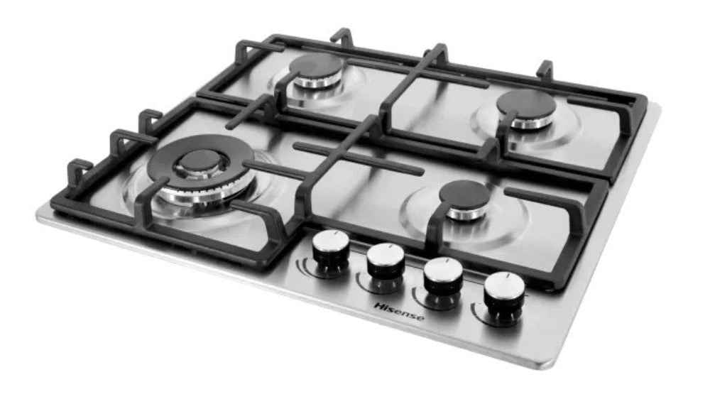 Hisense Stainless Steel Built-In Gas Hob 4 Burners - HHU60GAGR