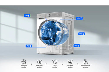 Samsung 12KG Bespoke Front Load Washer White WW12BB944DGMNQ - BrandCart Kenya