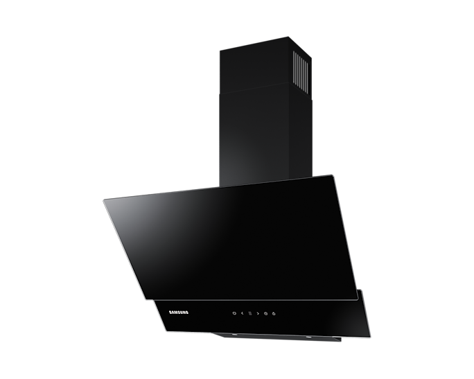 Wall-mount Kitchen Hood with Power Ventilation in Black - BrandCart Kenya