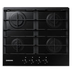 Gas Hob Cooktop with 4 Burners and Powerful Heat, Black - BrandCart Kenya