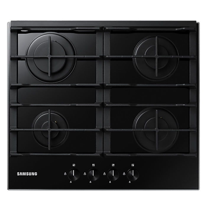 Gas Hob Cooktop with 4 Burners and Powerful Heat, Black - BrandCart Kenya