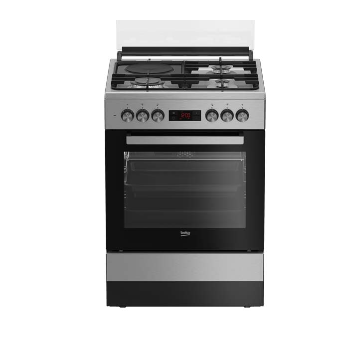 Beko, 60CM Freestanding Cooker FSM63330DXDSL - BrandCart Kenya