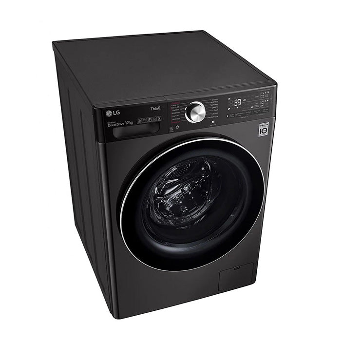 LG F4V9BWP2EE Front Load Washing Machine12KG – Black - BrandCart Kenya