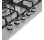 Beko HIMW 95225 SXEL 5 Gas Built In Hob - 90CM, Stainless Steel - BrandCart Kenya