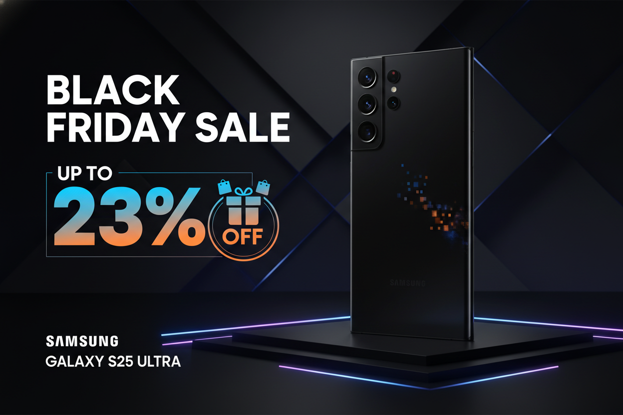 Galaxy S25 Ultra Black Friday Discount up to 23%