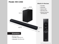 SAMSUNG 300W 2.1 CH SOUND BAR : HW-C450 - BrandCart Kenya