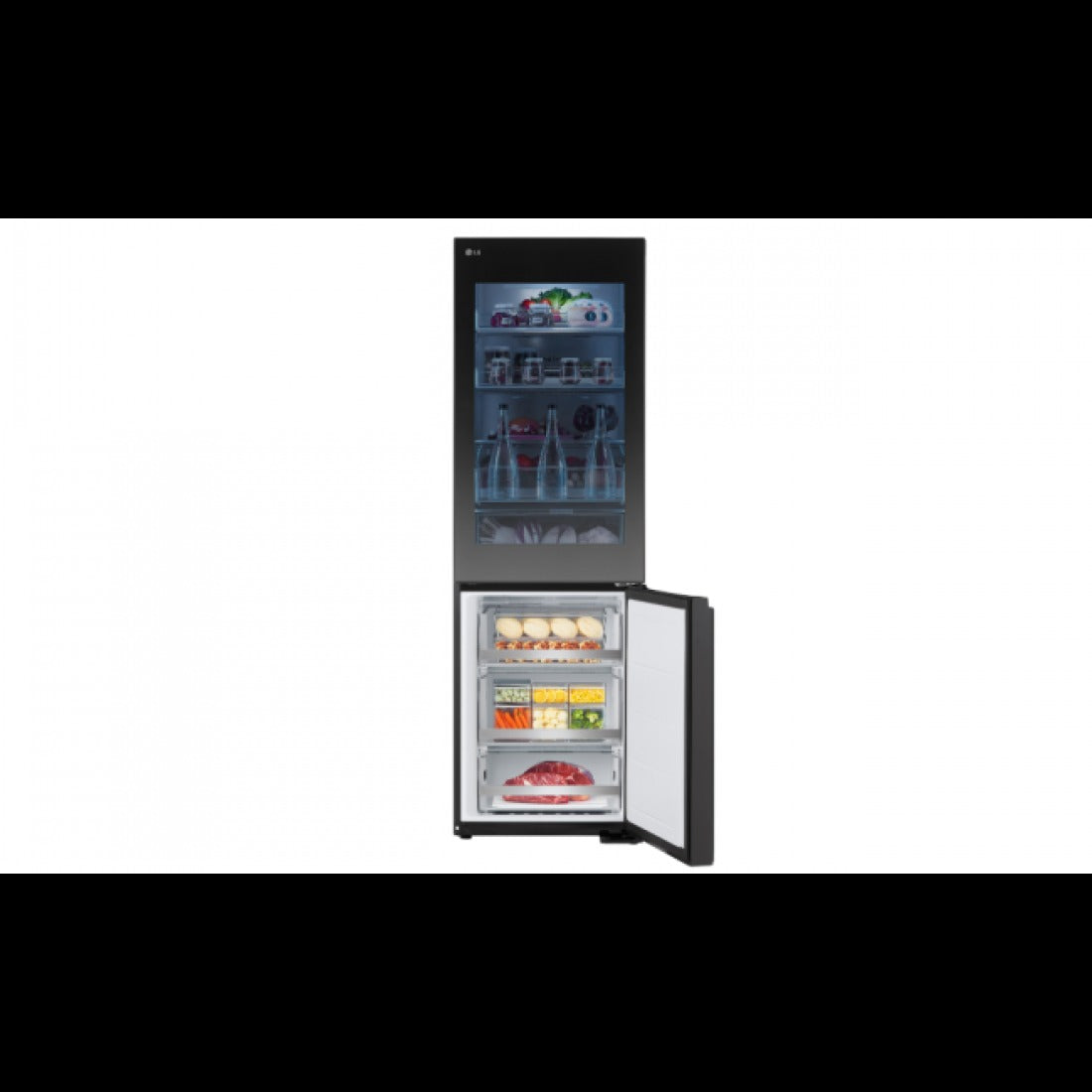 LG 349L Net Bottom Freezer Refrigerator GC-V459FSKW