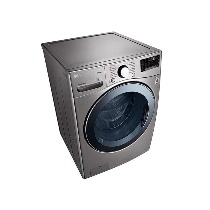 LG F0L2CRV2T2 Front Load Washer Dryer 18/10KG – Silver - BrandCart Kenya