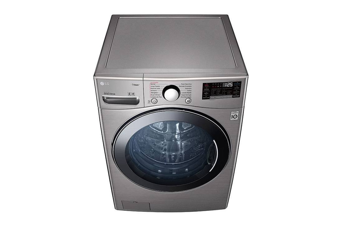 LG F0L2CRV2T2 Front Load Washer Dryer 18/10KG – Silver - BrandCart Kenya