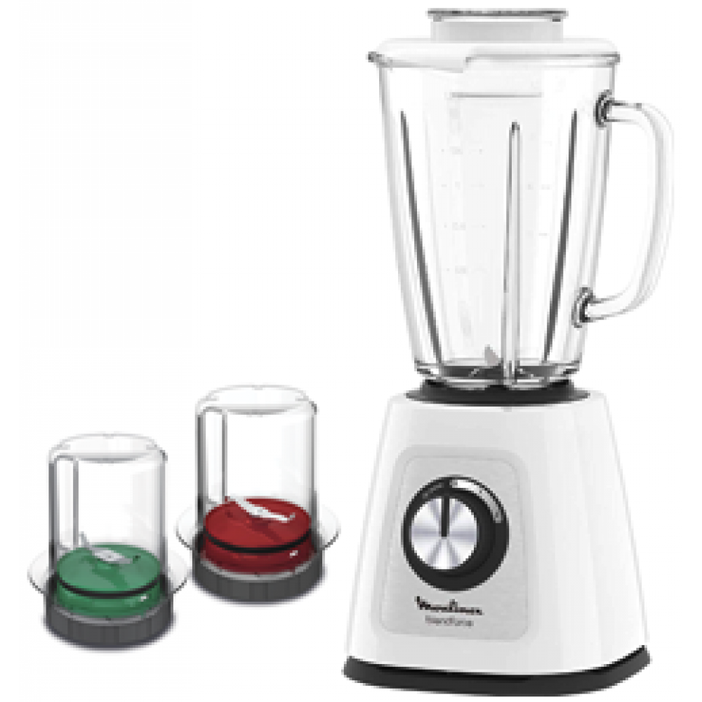 700W, 1.75Ltr Moulinex Blendforce Glass Blender LM435127 with Grinder & Grayer - BrandCart Kenya