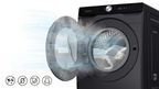 Samsung 17/10KG Front Load Washer Dryer Combo Black Cavier WD17T6300GP/SP - BrandCart Kenya