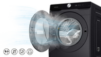Samsung 17/10KG Front Load Washer Dryer Combo Black Cavier WD17T6300GP/SP - BrandCart Kenya