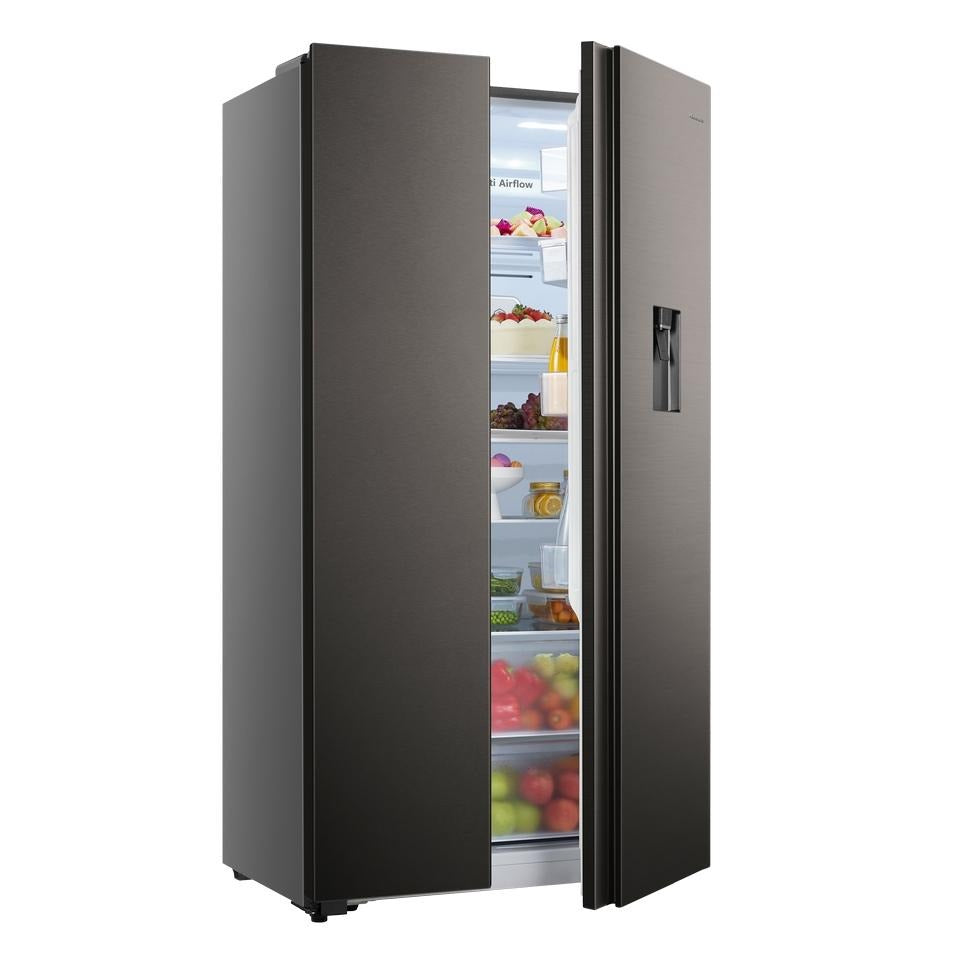 Hisense RC-67WS4SA 519L Side-by-side No Frost Refrigerator + Water Dispenser - BrandCart Kenya