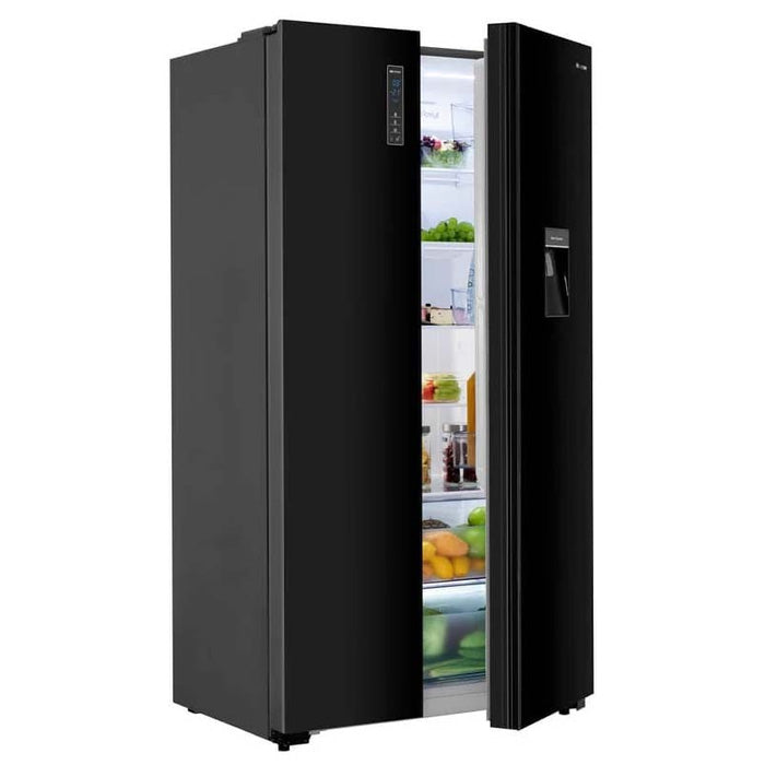 Hisense Fridge 549L Non frost Side by Side Black with Water Dispenser REF668DR - BrandCart Kenya