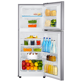Samsung 210L, Fridge 2 Door Top Freezer Refrigerator-Silver - BrandCart Kenya