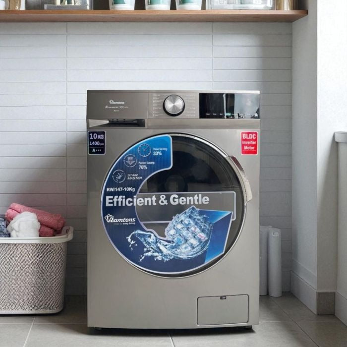 Ramtons FRONT LOAD FULLY AUTOMATIC 10KG WASHER 1400RPM - RW/147