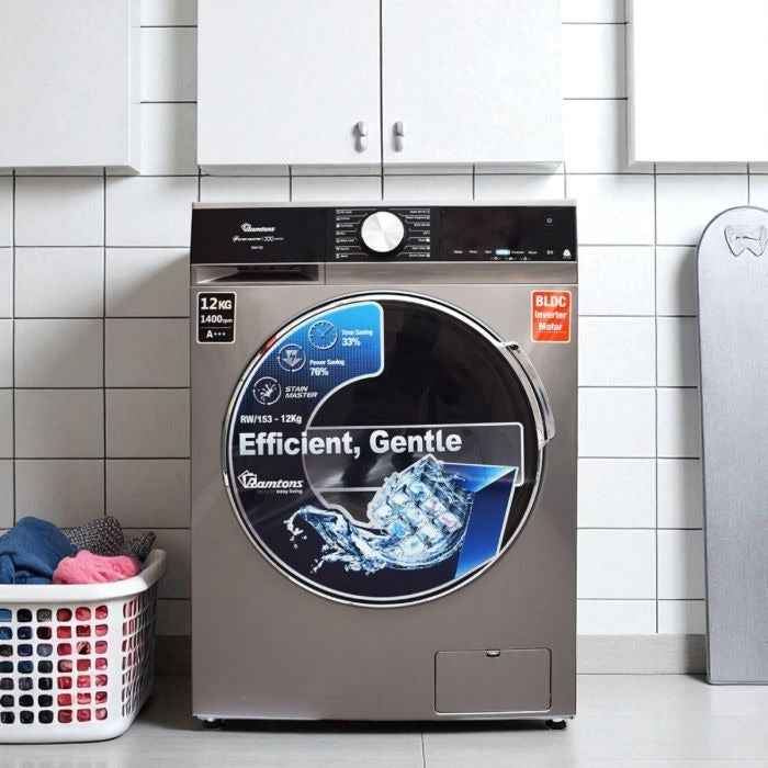 Ramtons FRONT LOAD FULLY AUTOMATIC 12KG WASHER 1400RPM - RW/153