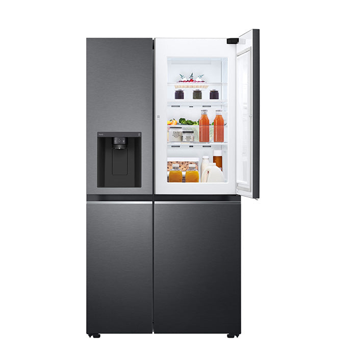 LG Side by Side Fridge Matte Black Finish GC-J257SQRS- 635(L) - BrandCart Kenya