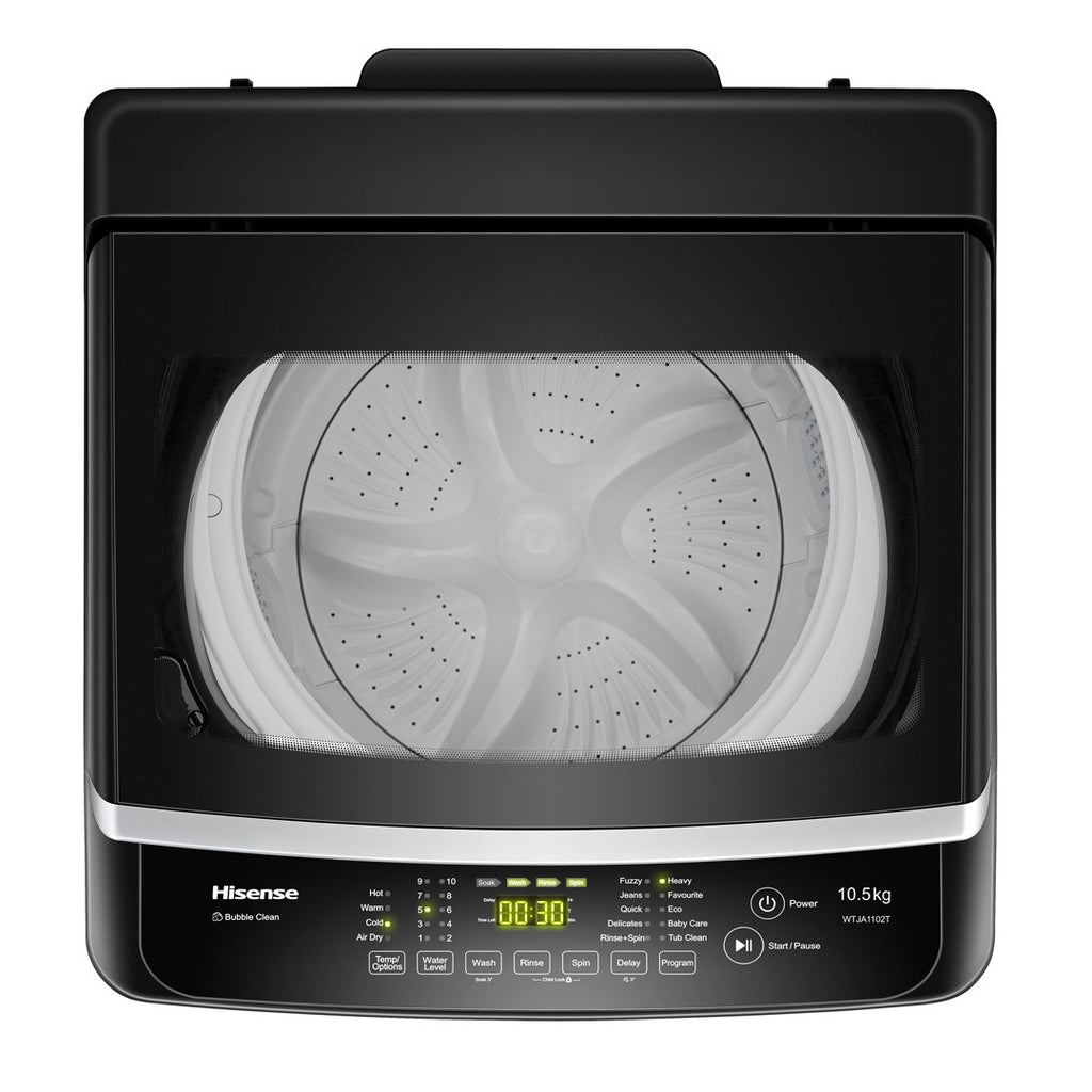 Hisense WTJA1102T 10.5kg Top Load Washing Machine - BrandCart Kenya